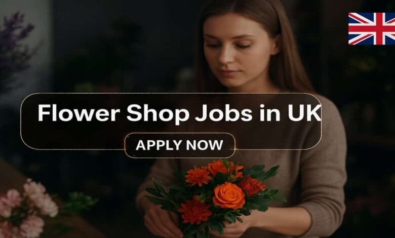 Flower Shop Jobs in UK