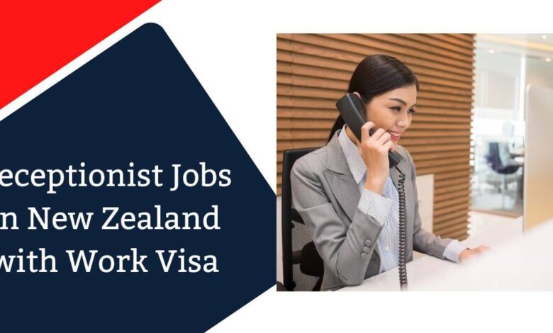 Receptionist Jobs in New Zealand with Work Visa